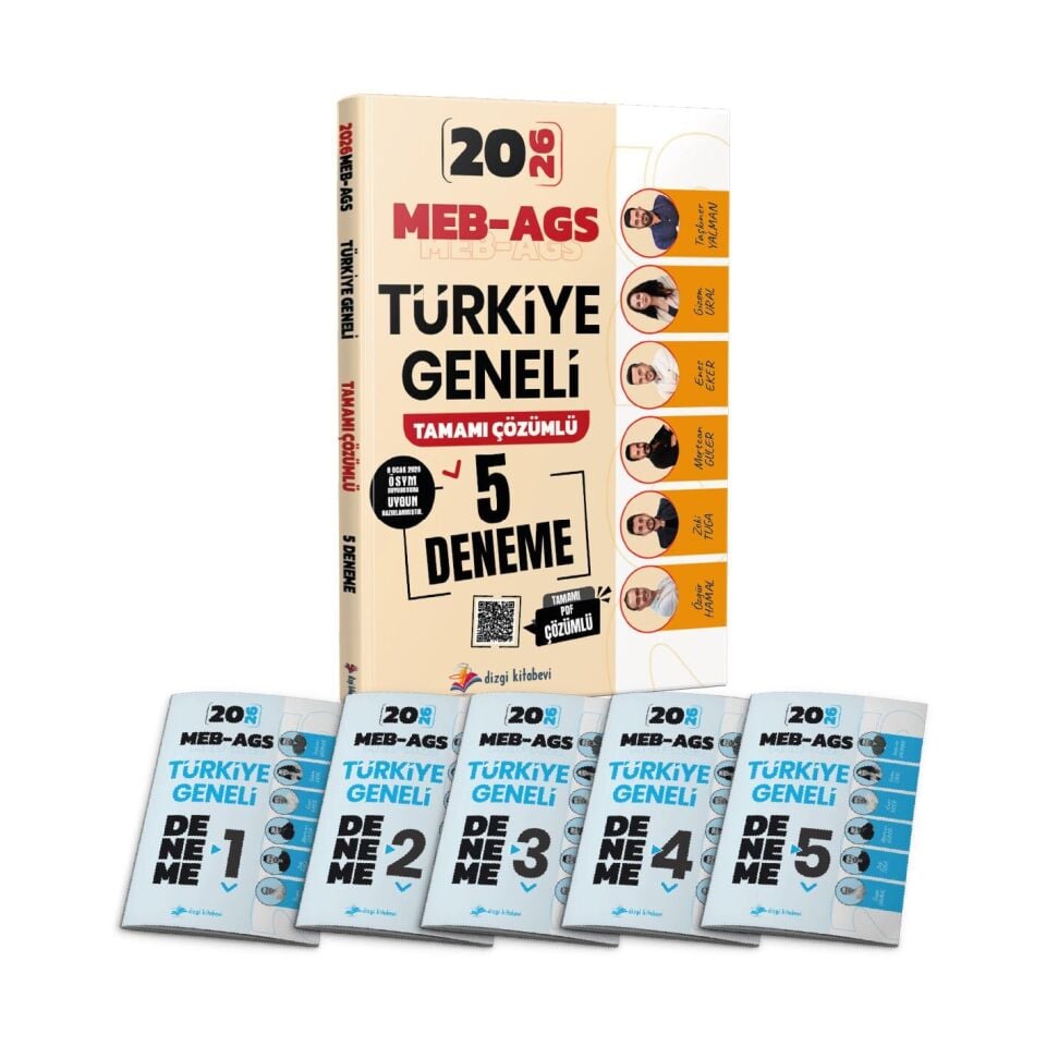 Dizgi Kitap 2026 MEB AGS Türkiye Geneli Tamamı PDF Çözümlü 5 Deneme Sınavı Özgür Hamal, Zeki Tuğa