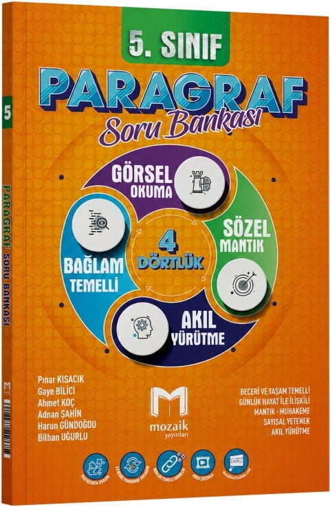 Mozaik Yayınları 5. Sınıf Paragraf Mozaik Soru Bankası