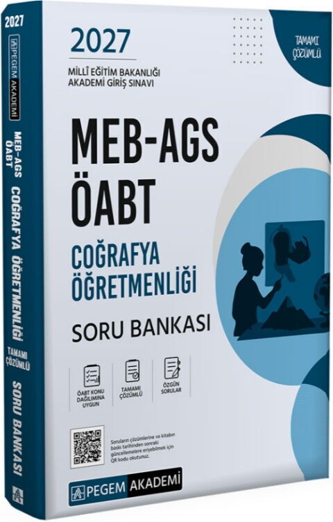 Pegem Yayınları 2027 MEB AGS ÖABT Coğrafya Öğretmenliği Soru Bankası