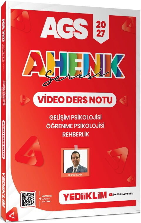 Yediiklim 2027 AGS Ahenk Serisi Gelişim Psikolojisi Öğrenme Psikolojisi ve Rehberlik Video Ders Notu