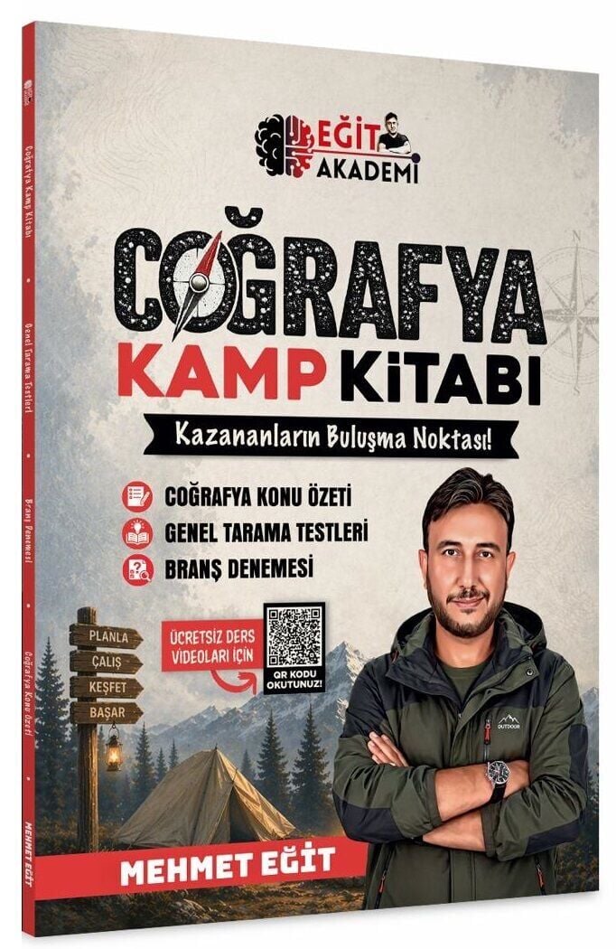Eğit Akademi 2026 KPSS MEB-AGS Coğrafya Kamp Kitabı - Mehmet Eğit Eğit Akademi