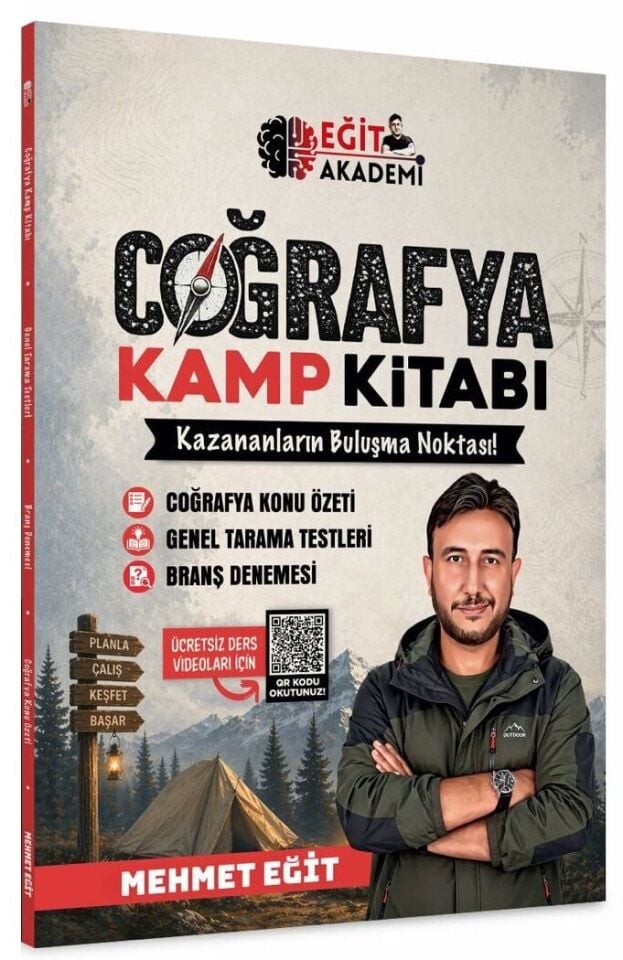 Eğit Akademi 2026 KPSS MEB-AGS Coğrafya Kamp Kitabı - Mehmet Eğit Eğit Akademi