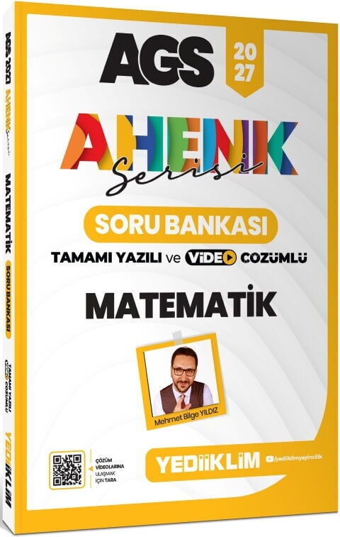 Yediiklim 2027 MEB AGS Ahenk Serisi Matematik Tamamı Yazılı ve Video Çözümlü Soru Bankası