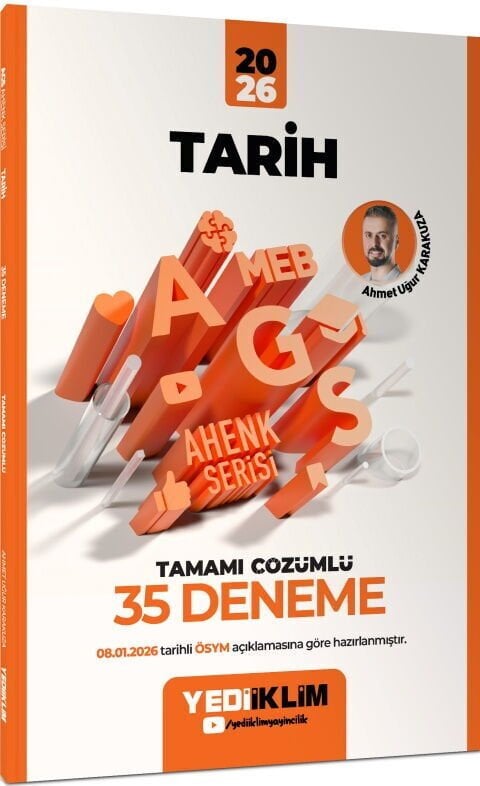 Yediiklim Yayınları 2026 MEB AGS Ahenk Tarih Tamamı Çözümlü 35 Deneme