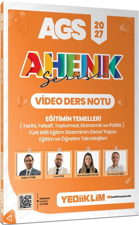 Yediiklim 2027 AGS Ahenk Serisi Eğitimin Temelleri ve Temel Kavramlar Türk Milli Eğitim Sisteminin Genel Yapısı Eğitim ve Öğren