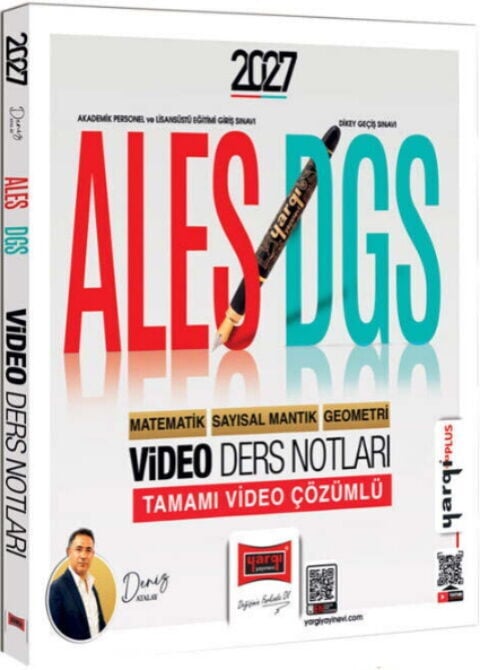 Yargı Yayınları 2027 ALES DGS Matematik Sayısal Mantık Geometri Video Ders Notları