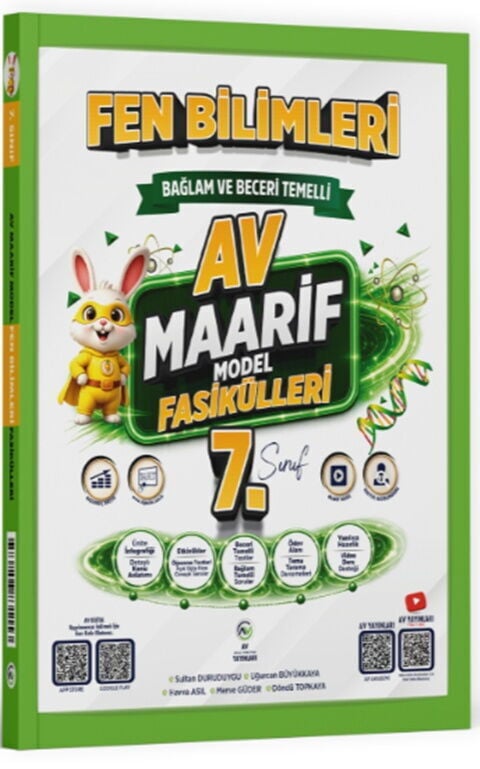 Av Yayınları 7. Sınıf Fen Bilimleri Maarif Model Fasikülleri