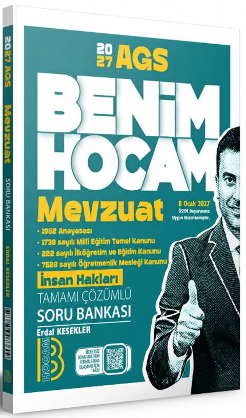Benim Hocam 2027 AGS Mevzuat Çözümlü Soru Bankası