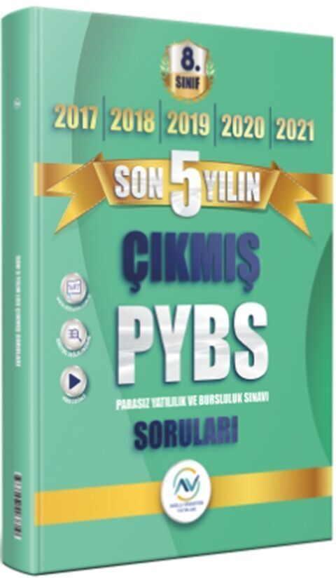 Av Akıllı Versiyon Yayınları 8. Sınıf LGS Son 5 Yılın Çıkmış Soruları