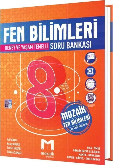 Mozaik Yayınları 8. Sınıf Fen Bilimleri Soru Bankası