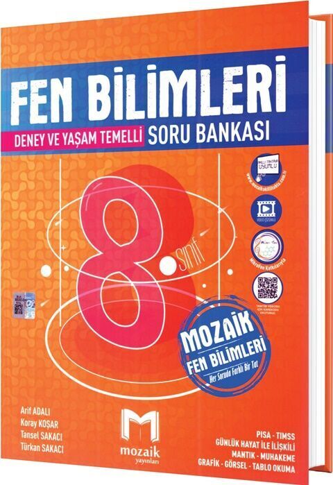 Mozaik Yayınları 8. Sınıf Fen Bilimleri Soru Bankası