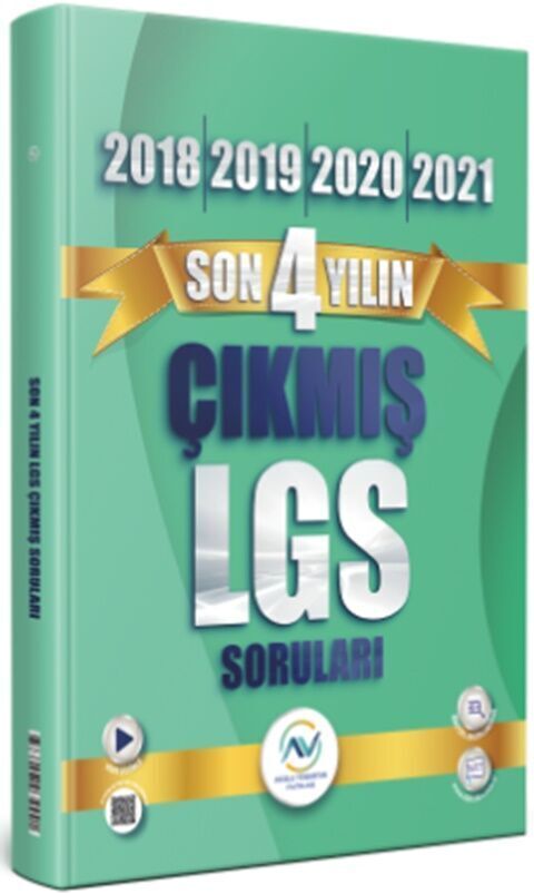 Av Akıllı Versiyon Yayınları 8. Sınıf LGS Son 4 Yılın Çıkmış Sorular