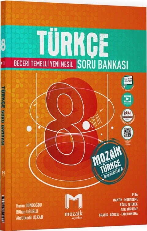 Mozaik Yayınları 8. Sınıf Türkçe Soru Bankası