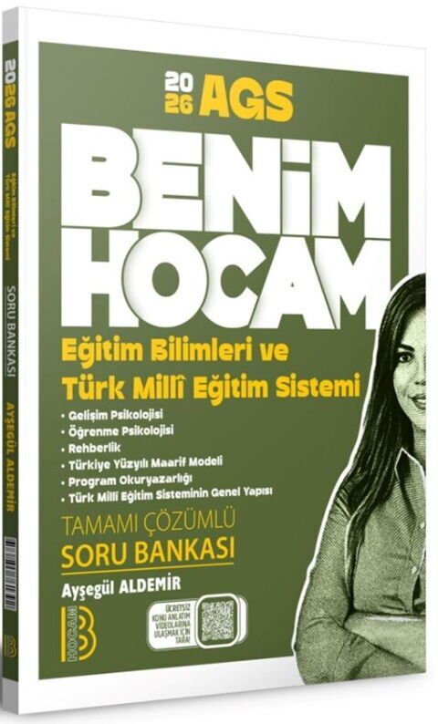 Benim Hocam 2026 MEB AGS Eğitim Bilimleri Gelişim ve Öğrenme Psikolojisi Soru Bankası