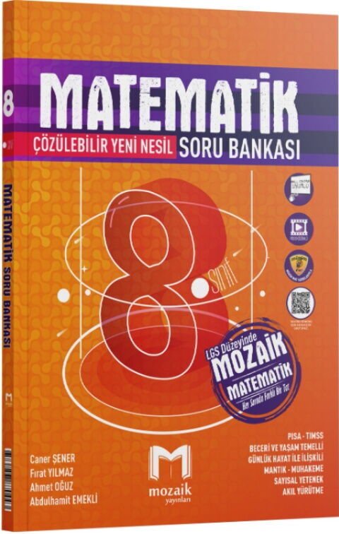 Mozaik Yayınları 8. Sınıf Matematik Soru Bankası