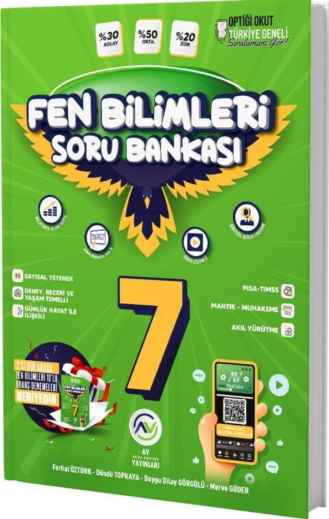 Av Yayınları 7. Sınıf Fen Bilimleri Soru Bankası