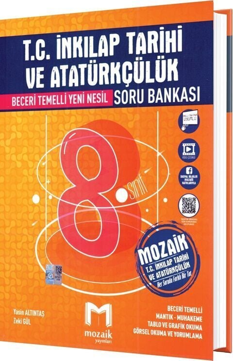 Mozaik Yayınları 8. Sınıf LGS T.C. İnkılap Tarihi ve Atatürkçülük Soru Bankası