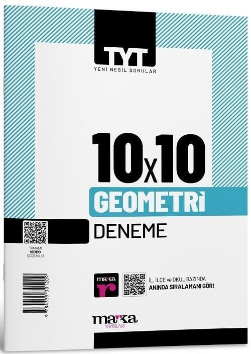 Marka 2025 YKS TYT Geometri 10x10 Deneme Marka Yayınları