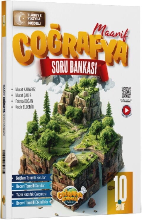 Coğrafya Gurmesi Yayınları 10. Sınıf Coğrafya Maarif Soru Bankası