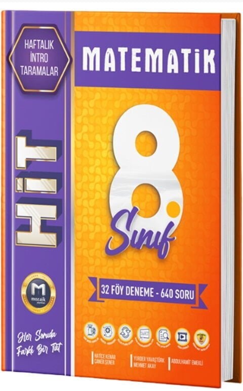 Mozaik Yayınları 8. Sınıf Matematik Hit 32 li Deneme