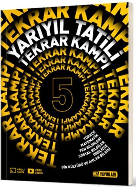 HIZ YAYINLARI 5. SINIF YARIYIL TATİLİ TEKRAR KAMPI