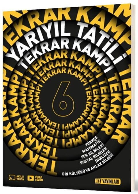 Hız Yayınları 6. Sınıf Yarıyıl Tatili Tekrar Kampı