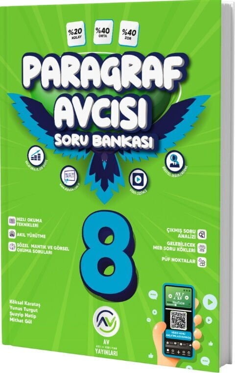 Av Yayınları 8. Sınıf Paragraf Avcısı Soru Bankası