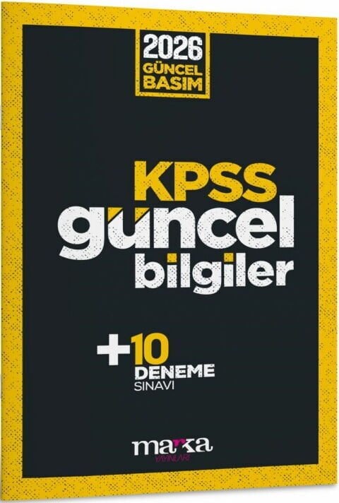 Marka Yayınları 2026 KPSS Güncel Bilgiler 10 Deneme