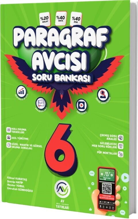 Av Yayınları 6. Sınıf Paragraf Soru Avcısı Soru Bankası