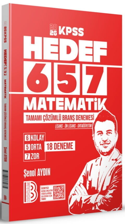 Benim Hocam KPSS Matematik 18 Deneme