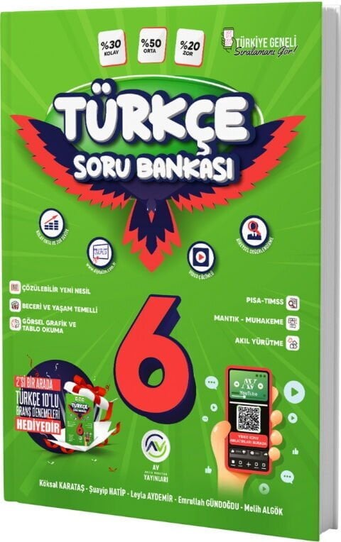 Av Yayınları 6. Sınıf Türkçe Soru Bankası