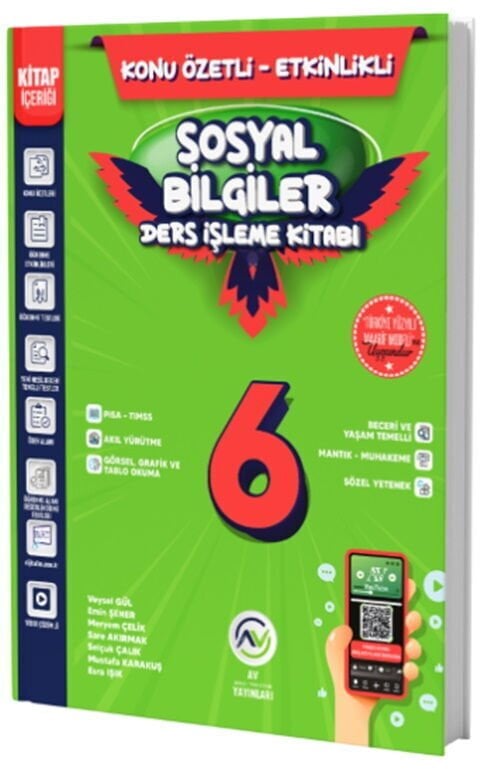 Av Yayınları 6. Sınıf Sosyal Bilgiler Ders İşleme Kitabı