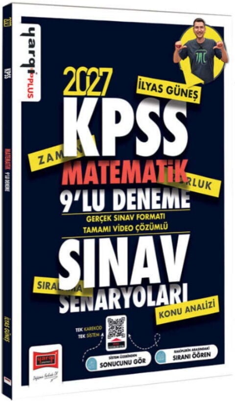 Yargı Yayınları 2027 KPSS Matematik Sınav Senaryoları Tamamı Video Çözümlü 9 Deneme