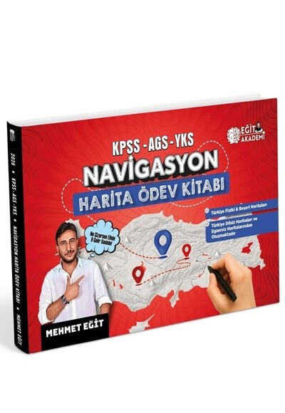 2026 KPSS-AGS-YKS NAVİGASYON HARİTA ÖDEV KİTABI EĞİT AKADEMİ