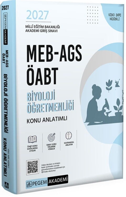 Pegem Yayınları 2027 MEB AGS ÖABT Biyoloji Öğretmenliği Konu Anlatımlı