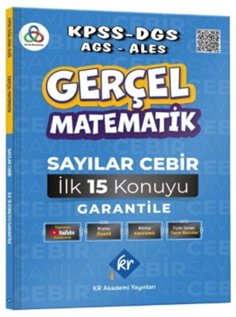 Gerçel Matematik KPSS DGS AGS ALES Sayılar Cebir İlk 15 Konuyu Garantile