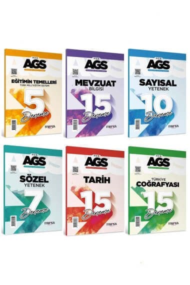 Marka Yayınları 2025 MEB-AGS Tüm Dersler 67 Deneme Seti (6 Kitap)