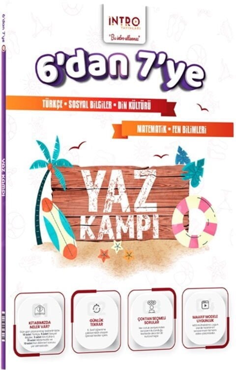 İntro Yayınları 6 . Sınıf dan 7 ye Tüm Dersler Yaz Kampı