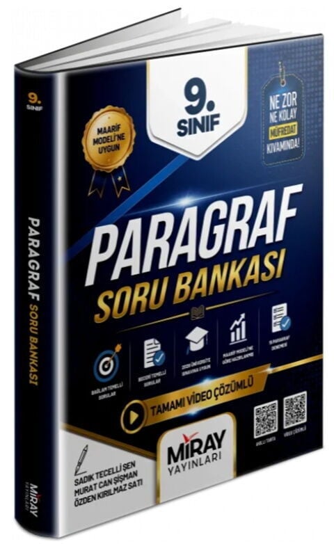 Miray Yayınları 9. Sınıf Paragraf Soru Bankası