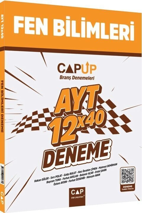 Çap Yayınları AYT Fen Bilimleri 12 X 40 Up Deneme