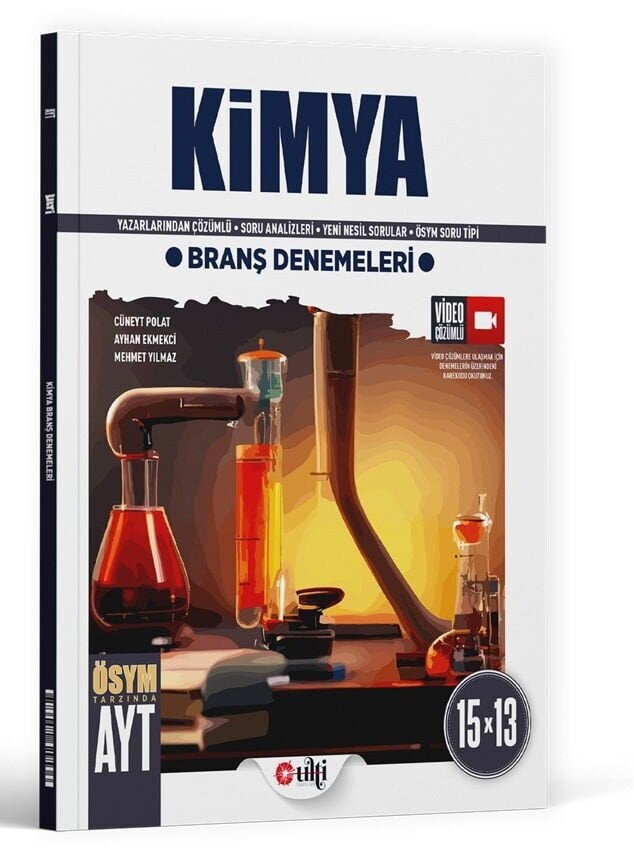 Ulti Yayınları AYT Kimya 15 x 13 Branş Denemeleri