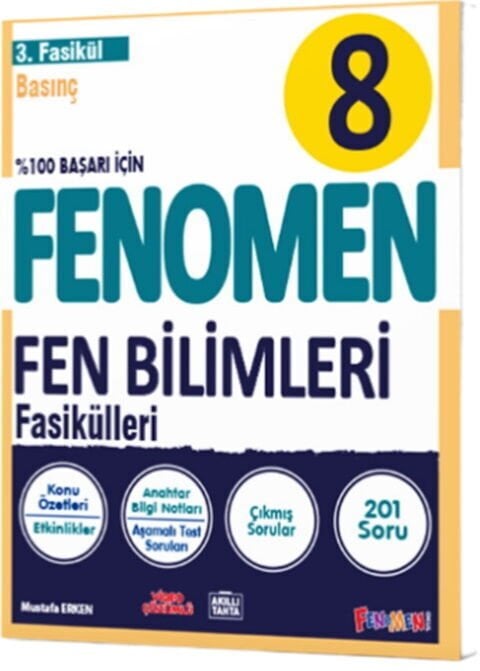 Fenomen Okul Yayınları 8. Sınıf Fen Bilimleri Fenomen Fasikül 3 Basınç