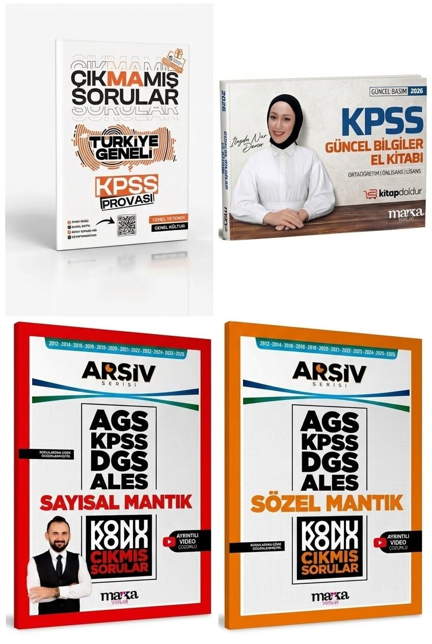 KPSS Sözel Sayısal Mantık Konu Konu Çıkmış Sorular Seti ( Güncel Bilgiler + KPSS Deneme Hediyeli )