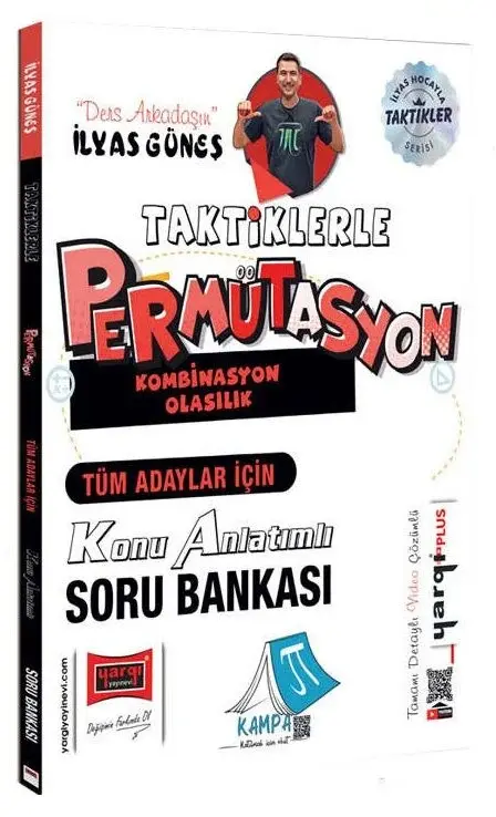 YKS TYT AYT KPSS Taktiklerle Permütasyon Konu Anlatımlı Soru Bankası - İlyas Güneş Yargı Yayınları