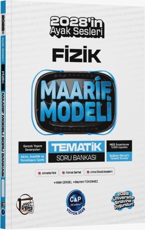 Çap Yayınları Üniversiteye Hazırlık Fizik Ders Platosu Maarif Modeli Tematik Soru Bankası