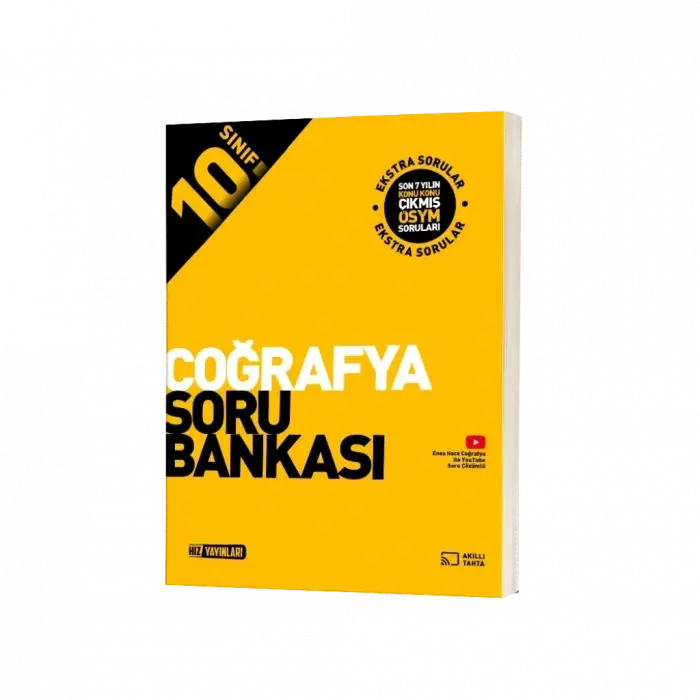 HIZ YAYINLARI HIZ YAYINLARI 10. SINIF COĞRAFYA SORU BANKASI