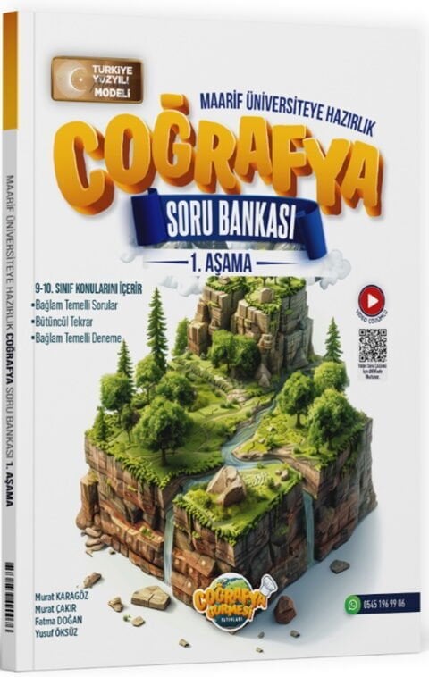 Coğrafya Gurmesi Yayınları TYT Coğrafya 1. Aşama Maarif Model Soru Bankası