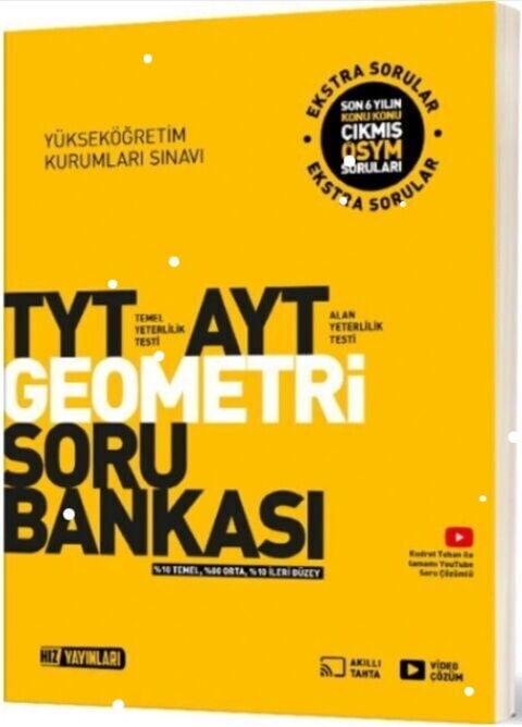 Hız Yayınları TYT AYT Geometri Soru Bankası