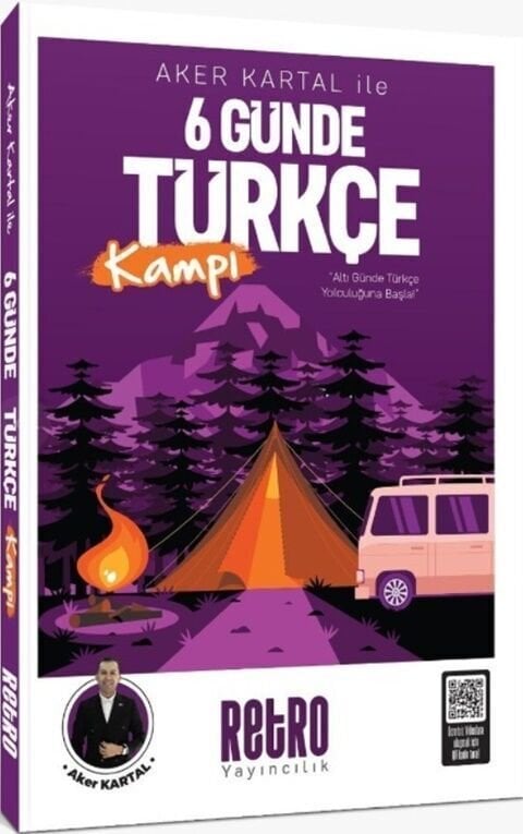 Retro Yayıncılık TYT KPSS DGS ALES Aker Kartal ile 6 Günde Türkçe Soru Kampı