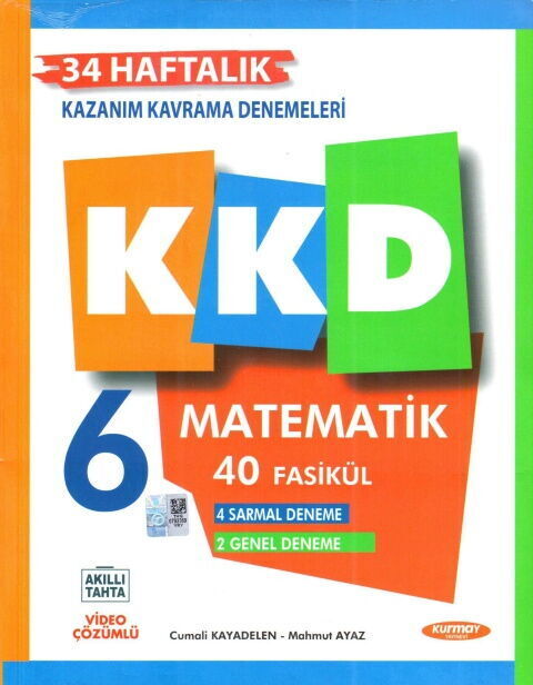 Kurmay ELT 6. Sınıf Matematik KKD Haftalık Kazanım Kavrama Denemeleri